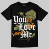 Olive Sneakers DopeSkill T-Shirt You’re Lost Without Me Graphic Streetwear - Black