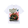 Olive Sneakers DopeSkill T-Shirt Ease My Mind Graphic Streetwear - White