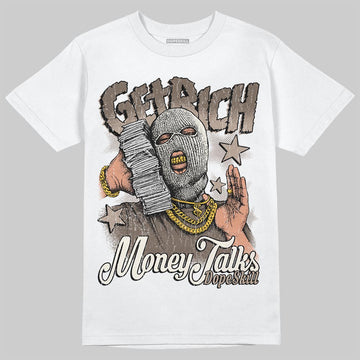 New Balance 204L Mushroom DopeSkill T-Shirt Get Rich Graphic Streetwear - White