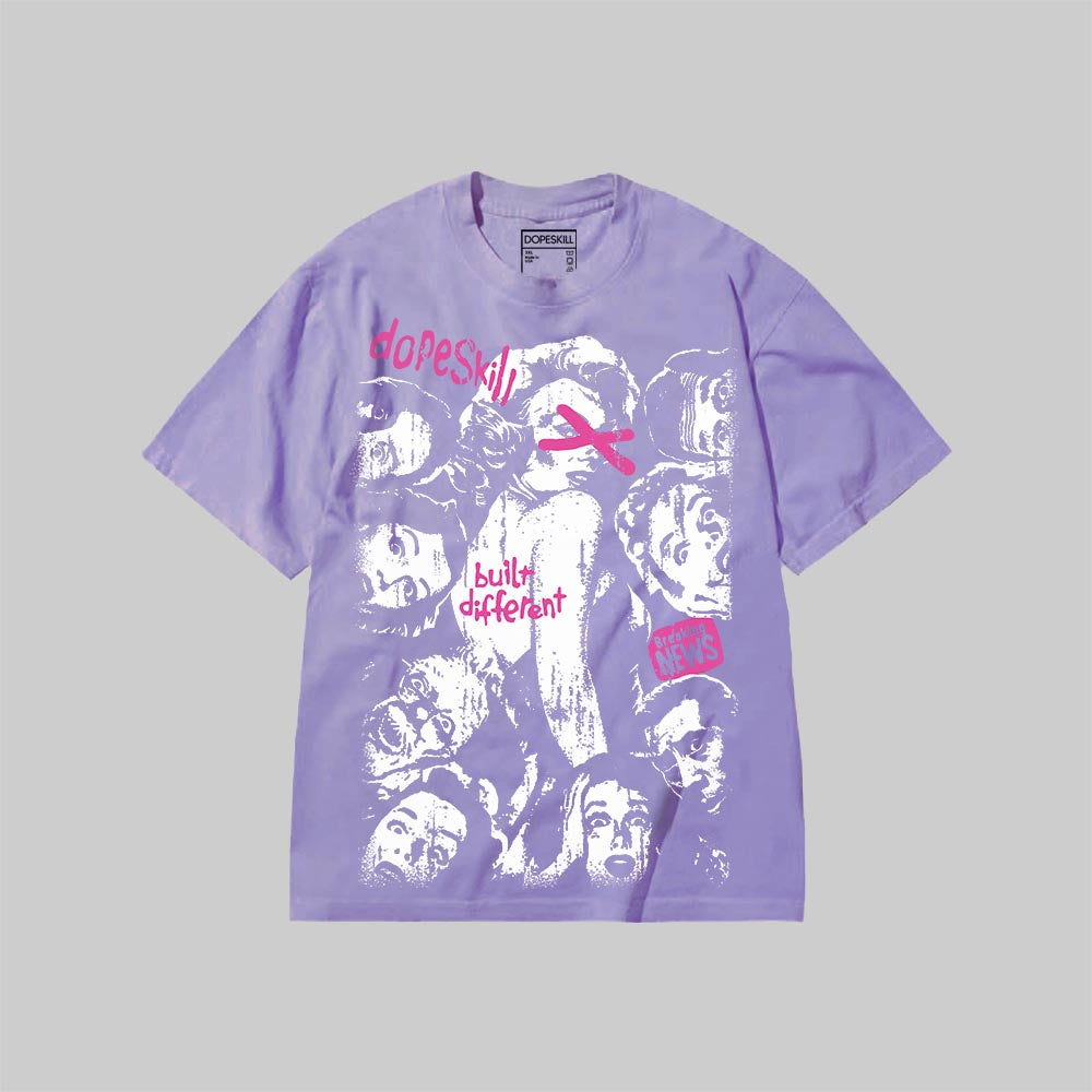 Built Different DopeSkill Premium T-shirt Streetwear - Violet