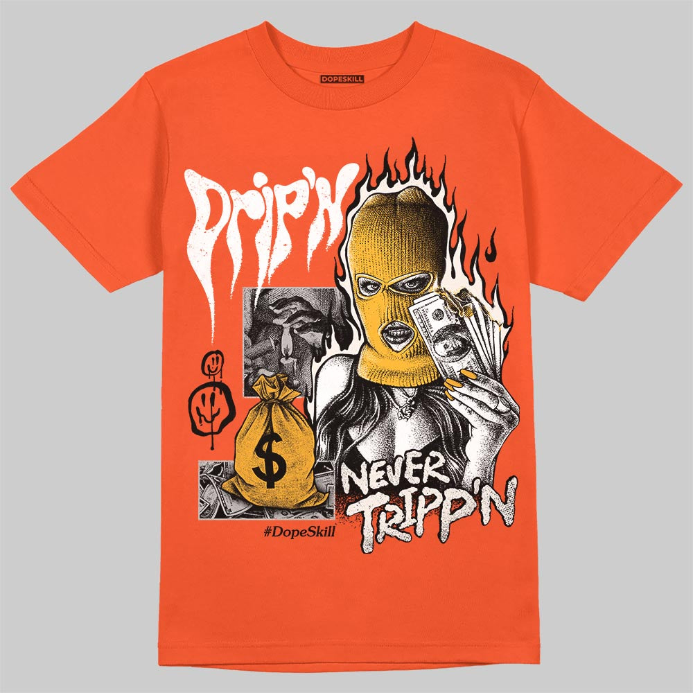 Jordan 1 Retro High OG Shattered Backboard (2025) DopeSkill T-Shirt Drip'n Never Tripp'n Graphic Streetwear - Orange