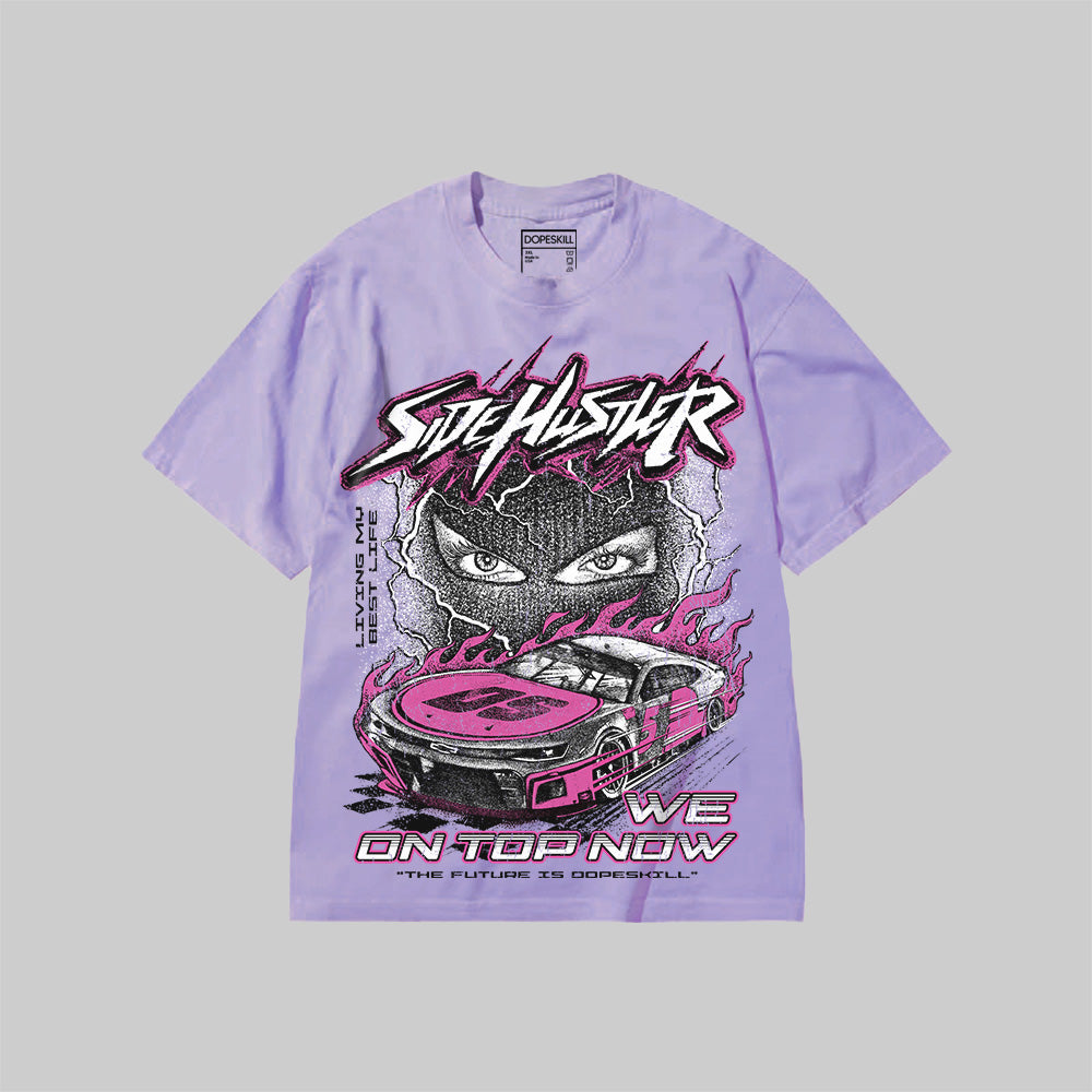 New Side Hustler DopeSkill Premium T-shirt Streetwear - Violet