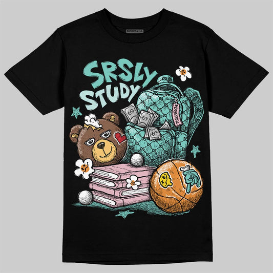 Jordan 11 Low "Igloo" DopeSkill T-Shirt SRSLY Study Graphic Streetwear - Black