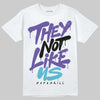 Jordan 8 Retro 'Aqua' 2025 DopeSkill T-Shirt They Not Like Us Graphic Streetwear - White