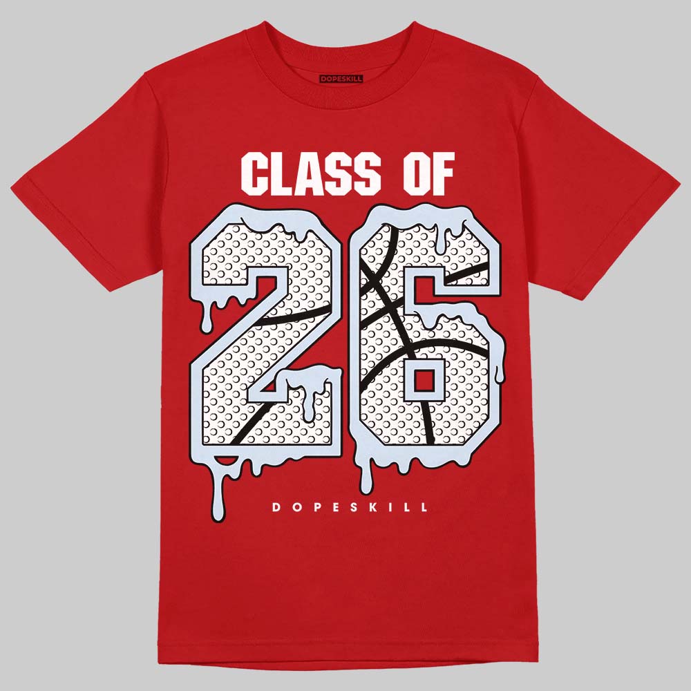 Jordan 11 Retro Cherry DopeSkill T-Shirt 26 Drip Graphic Streetwear - Red