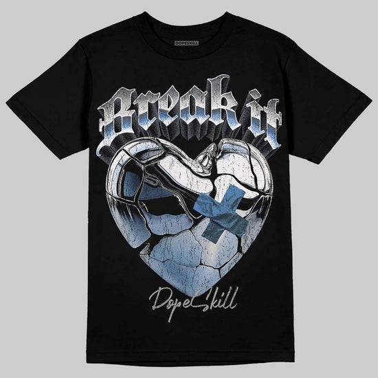 Jordan 11 Cool Grey DopeSkill T-Shirt Break It Graphic Streetwear - Black