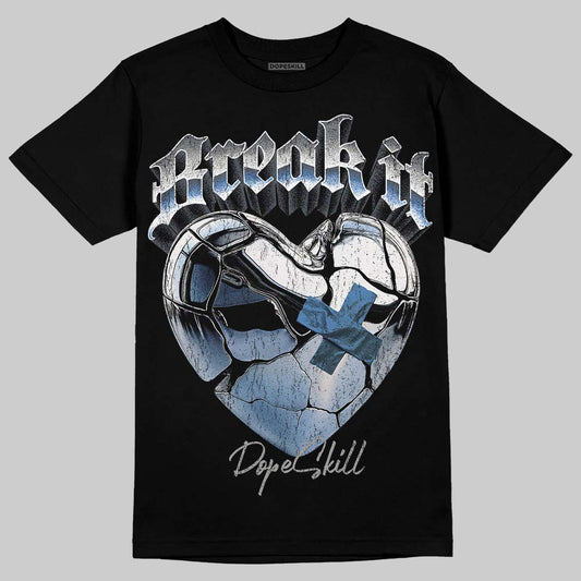 Jordan 11 Cool Grey DopeSkill T-Shirt Break It Graphic Streetwear - Black