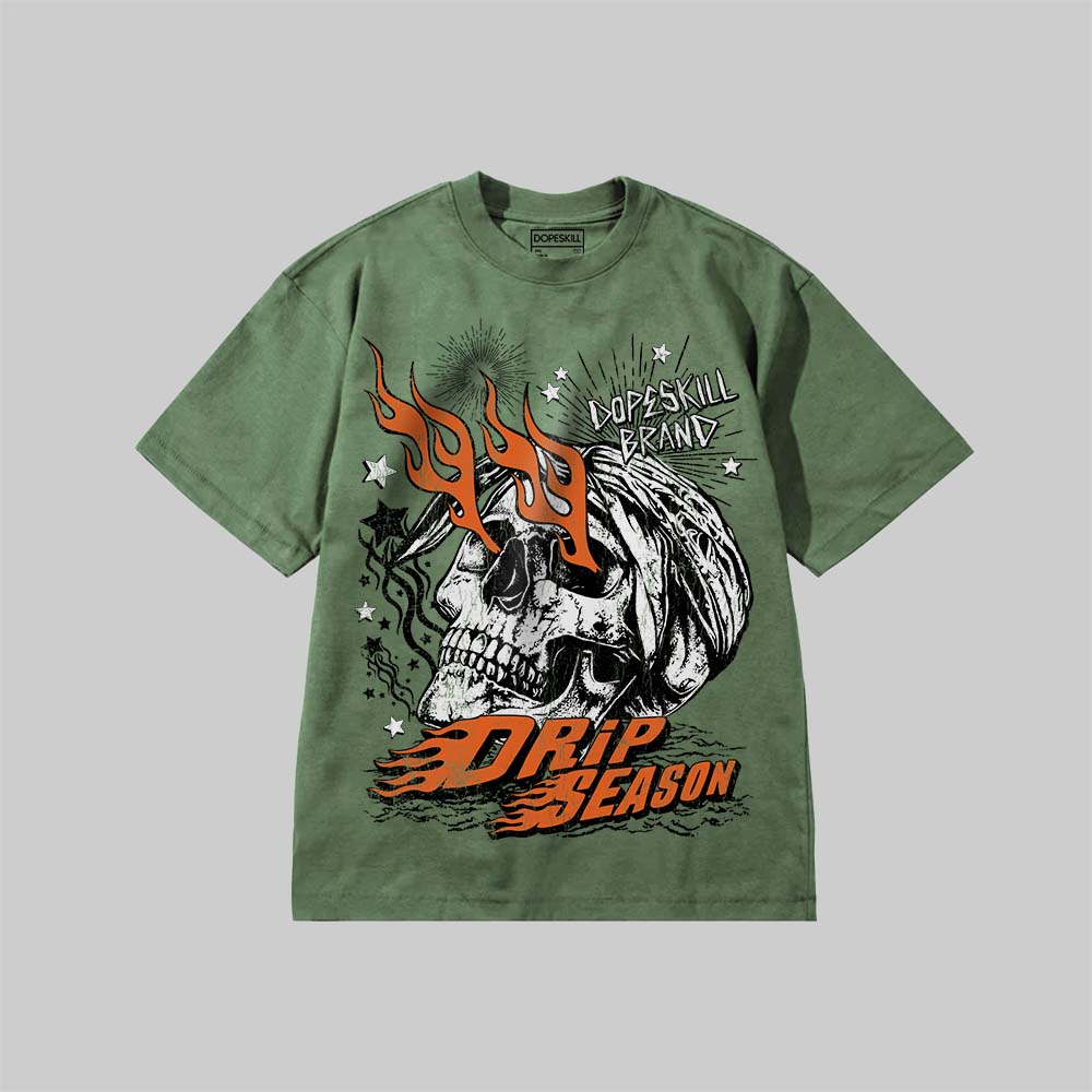 Drip Season DopeSkill Premium T-shirt Streetwear - Moss