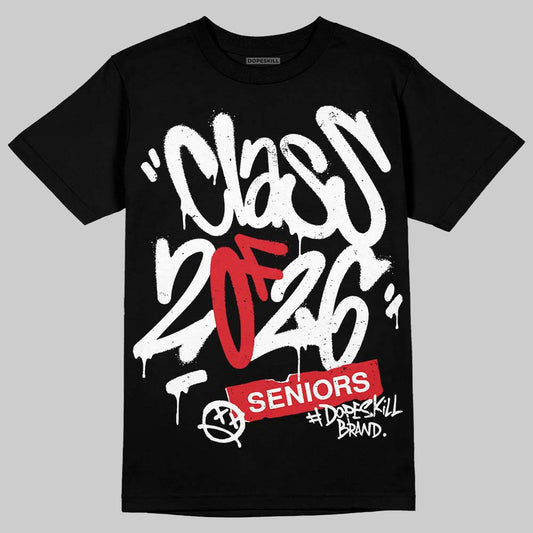 Dunk Low Panda White Black DopeSkill T-Shirt Class of 2026 Graphic Streetwear - Black