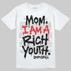 Dunk Low Panda White Black DopeSkill T-Shirt Mom, I Am A Rich Youth Graphic Streetwear - White