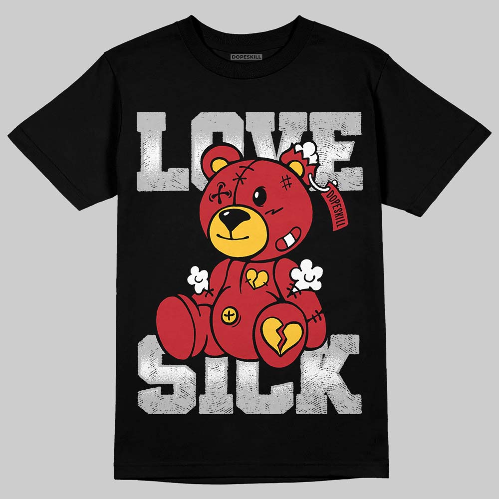 Jordan 14 Retro Ferrari (2025) DopeSkill T-Shirt Love Sick Graphic Streetwear - Black