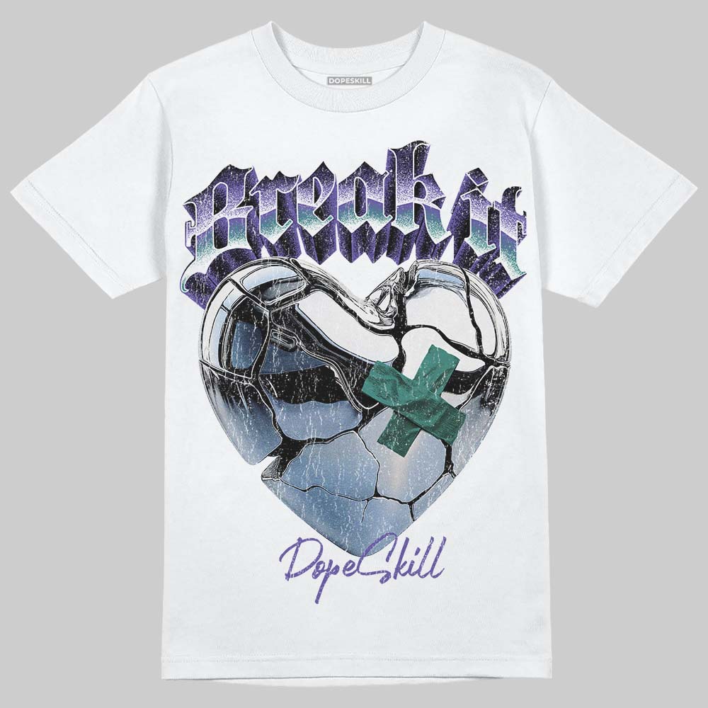 Jordan 5 OG “Grape” DopeSkill T-Shirt Break It Graphic Streetwear - White