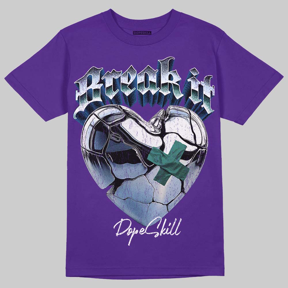 Jordan 5 OG “Grape” DopeSkill T-Shirt Break It Graphic Streetwear - Purple