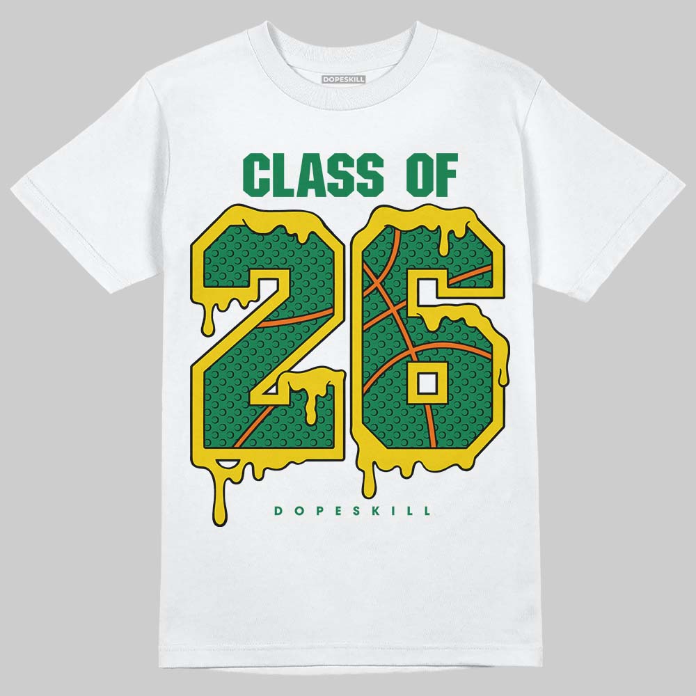 Green Sneakers DopeSkill T-Shirt 26 Drip Graphic Streetwear - White