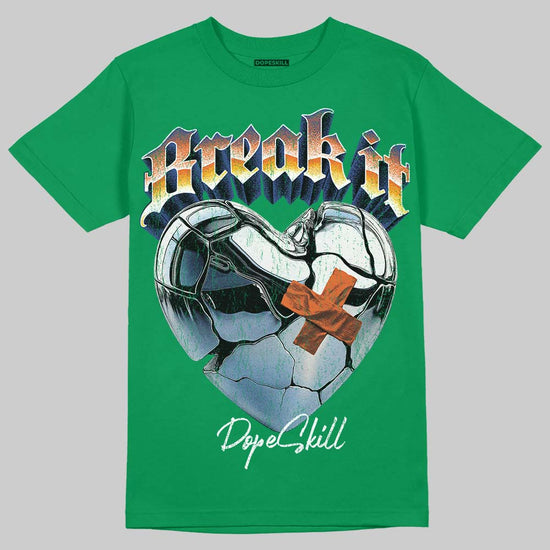 Green Sneakers DopeSkill T-Shirt Break It Graphic Streetwear - Irish Green