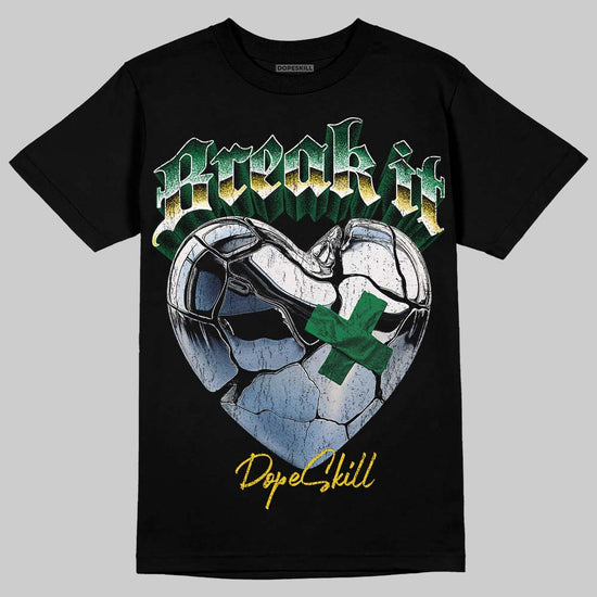 Green Sneakers DopeSkill T-Shirt Break It Graphic Streetwear -0 Black