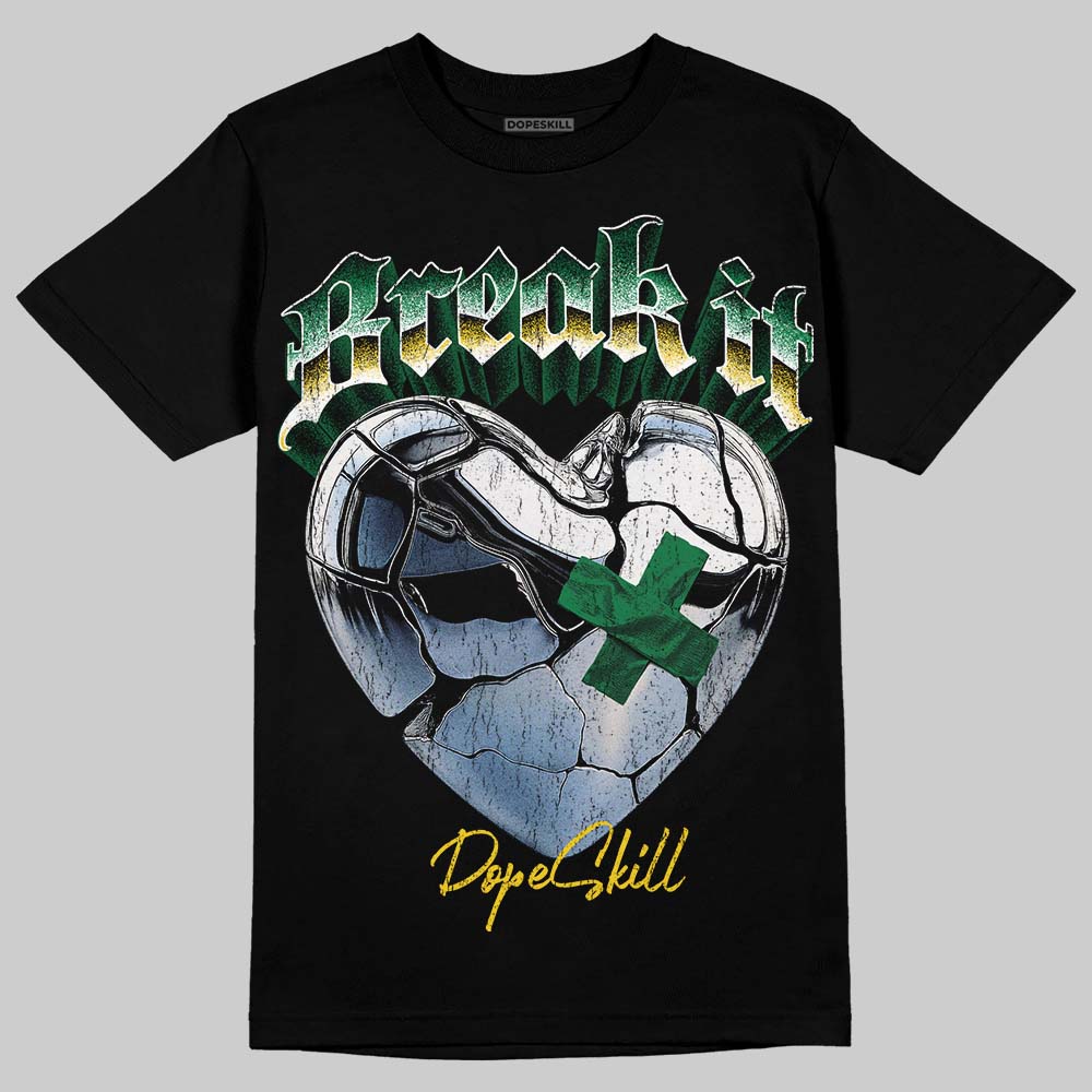 Green Sneakers DopeSkill T-Shirt Break It Graphic Streetwear -0 Black