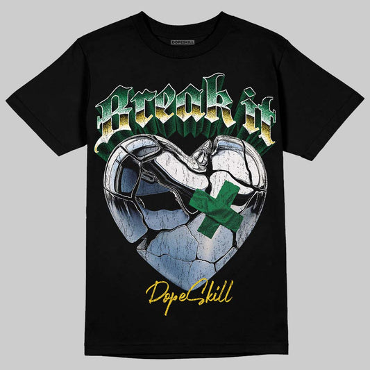 Green Sneakers DopeSkill T-Shirt Break It Graphic Streetwear -0 Black