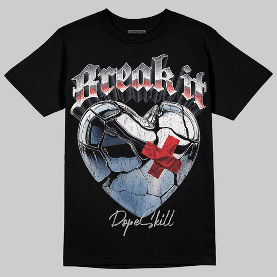 Grey Sneakers DopeSkill T-Shirt Break It Graphic Streetwear - Black
