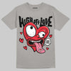 Grey Sneakers DopeSkill Grey T-Shirt High Off Love Graphic Streetwear