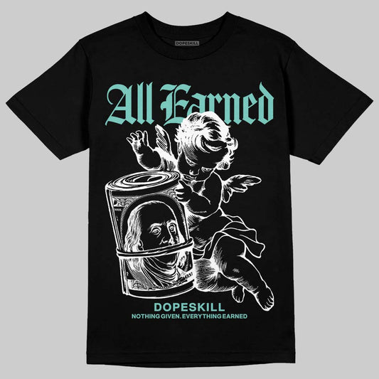 Jordan 11 Low "Igloo" DopeSkill T-Shirt All Earned Graphic Streetwear - black