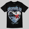 Jordan 11 Retro Legend Blue DopeSkill T-Shirt Break It Graphic Streetwear - Black