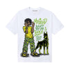 Neon Green Sneakers DopeSkill T-Shirt My Grind Won't Let Me Lose Graphic Streetwear - White