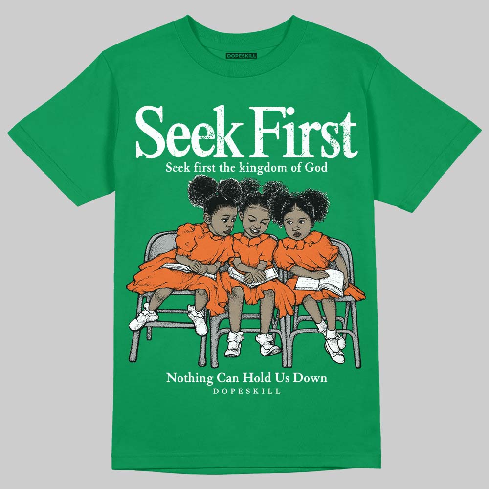 Green Sneakers DopeSkill T-Shirt New Seek First Graphic Streetwear - Irish Green