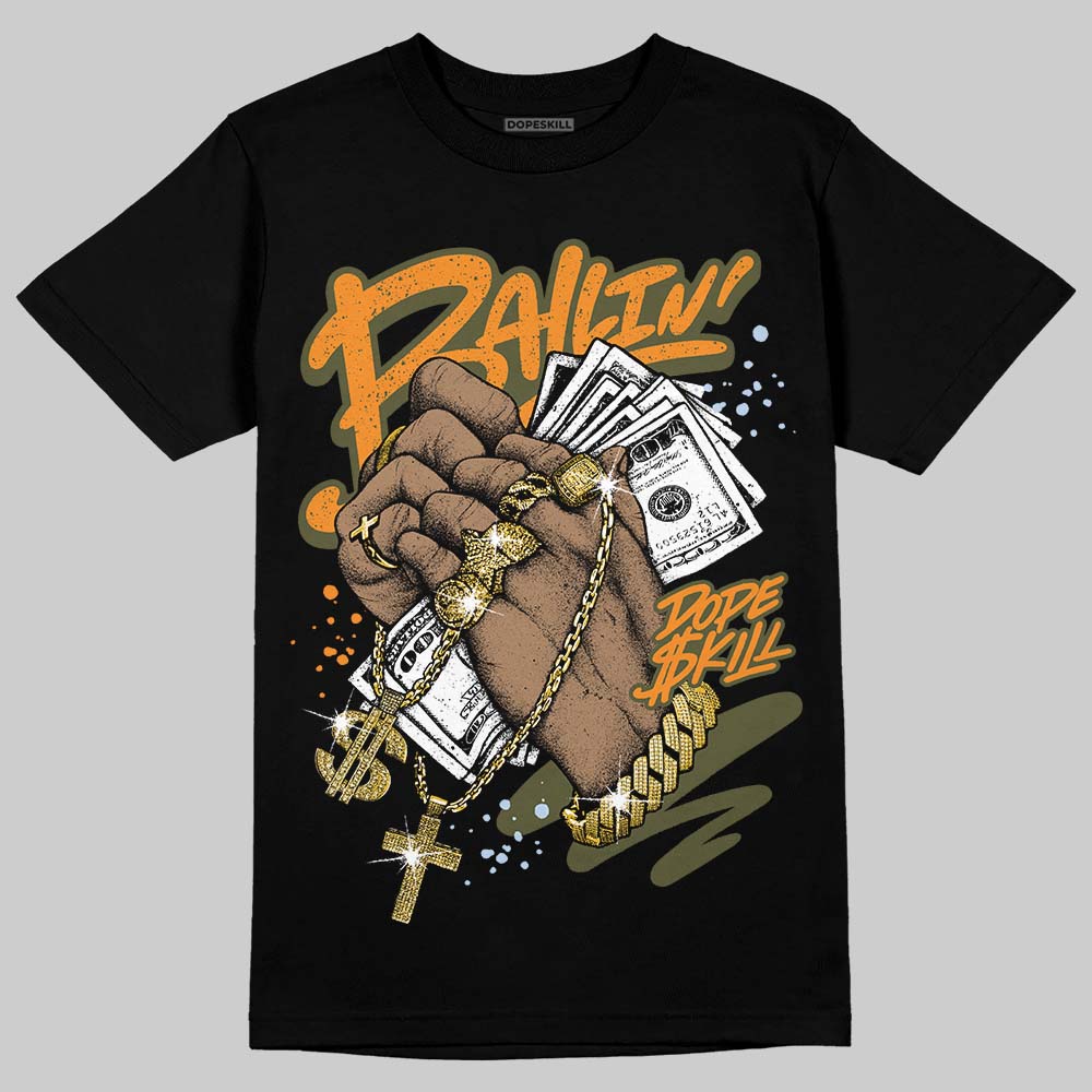 Jordan 5 "Olive" DopeSkill T-Shirt Always Ballin' Graphic Streetwear - Black