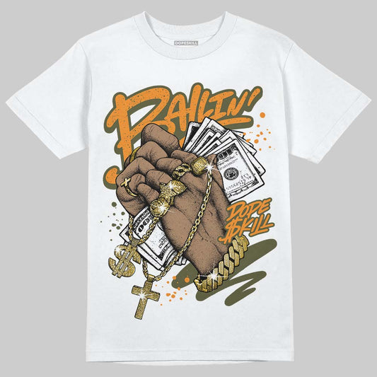 Jordan 5 "Olive" DopeSkill T-Shirt Always Ballin' Graphic Streetwear - White