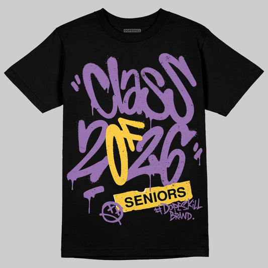 PURPLE Sneakers DopeSkill T-Shirt Class of 2026 Graphic Streetwear - Black