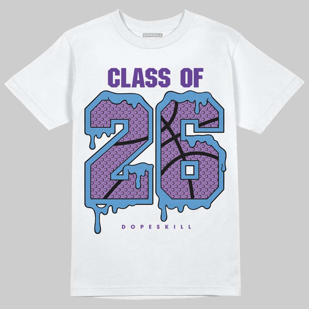 PURPLE Sneakers DopeSkill T-Shirt 26 Drip Graphic Streetwear - White