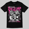Pink Sneakers DopeSkill T-Shirt Distorted Realms Graphic Streetwear - Black