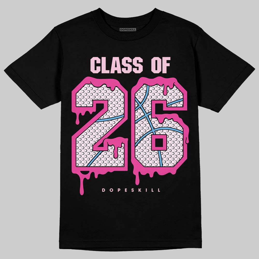 Pink Sneakers DopeSkill T-Shirt 26 Drip Graphic Streetwear - Black