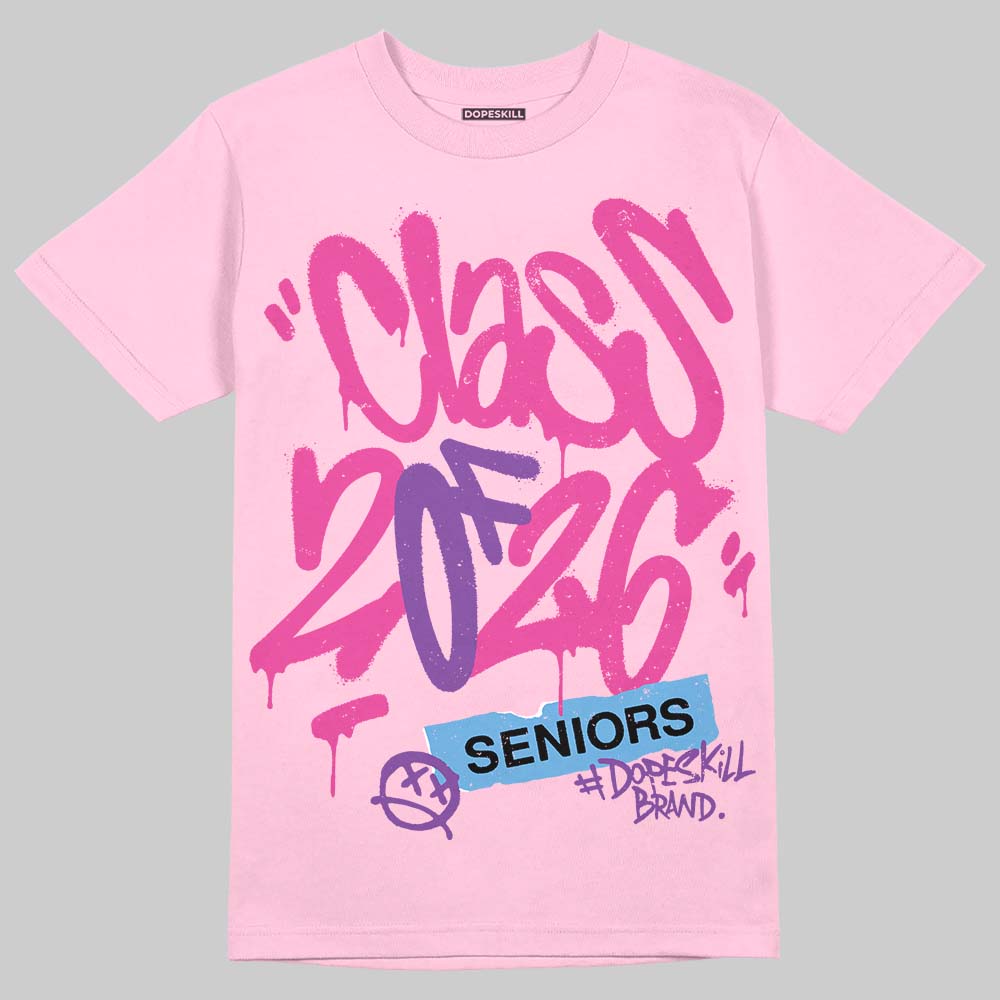 Pink Sneakers DopeSkill T-Shirt Class of 2026 Graphic Streetwear - Light Pink