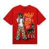 Red Sneakers DopeSkill T-Shirt My Grind Won't Let Me Lose Graphic Streetwear - Red