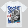 Royal Blue Sneakers DopeSkill T-Shirt Pocket Change Graphic Streetwear - White