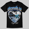 Royal Blue Sneakers DopeSkill T-Shirt Break It Graphic Streetwear - Black