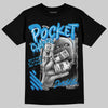 Royal Blue Sneakers DopeSkill T-Shirt Pocket Change Graphic Streetwear - Black