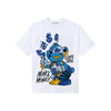 Royal Blue Sneakers DopeSkill T-Shirt Make Money Graphic Streetwear - White