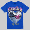 Royal Blue Sneakers DopeSkill T-Shirt Break It Graphic Streetwear - Royal