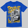 Royal Blue Sneakers DopeSkill T-Shirt Pocket Change Graphic Streetwear - Royal