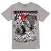 Grey Sneakers DopeSkill Grey T-Shirt Threat Graphic Streetwear