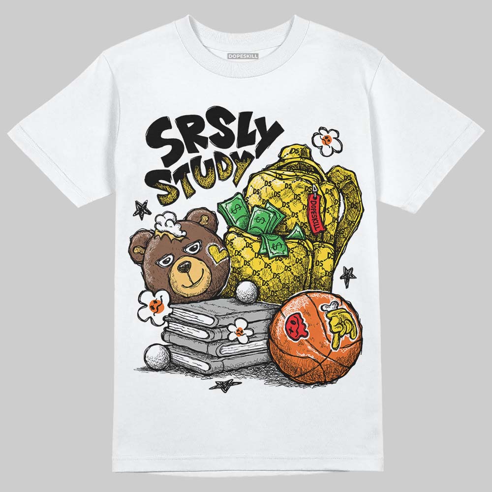 Jordan 4 Thunder DopeSkill T-Shirt Fear Fuels The Hustle Graphic Streetwear - White