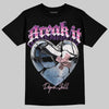 Dunk Low GS 'Triple Pink' DopeSkill T-Shirt Break It Graphic Streetwear - Black