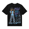 University Blue Sneakers DopeSkill T-Shirt My Grind Won't Let Me Lose Graphic Streetwear - Black