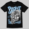 University Blue Sneakers DopeSkill T-Shirt Pocket Change Graphic Streetwear - Black