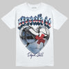 University Blue Sneakers DopeSkill T-Shirt Break It Graphic Streetwear - White