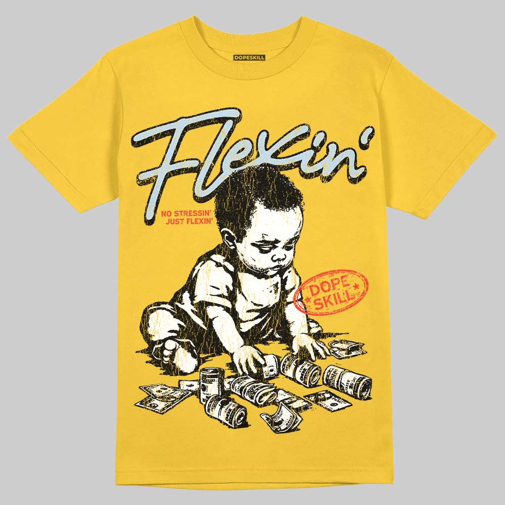 Jordan 6 “Yellow Ochre” DopeSkill T-Shirt Flexin' Graphic Streetwear - Daisy