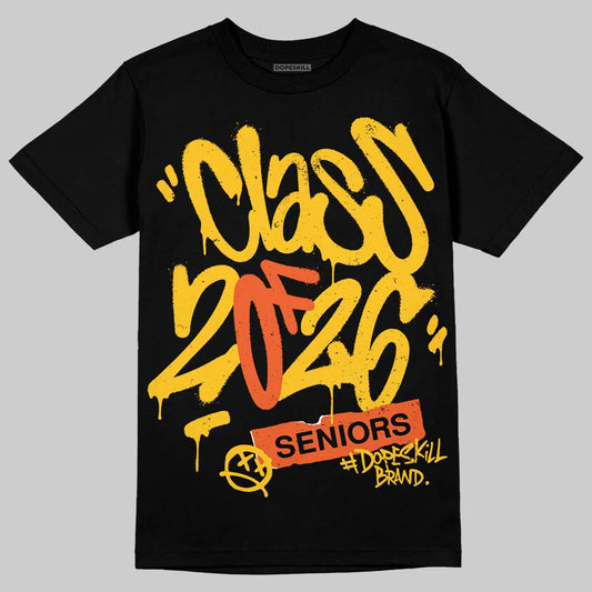 Yellow Sneakers DopeSkill T-Shirt Class of 2026 Graphic Streetwear - Black